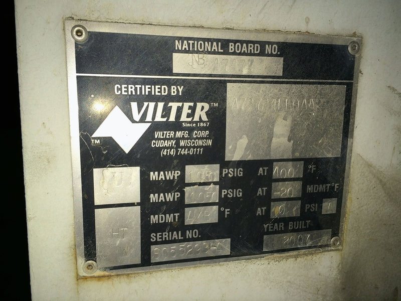 2007 Vilter VSSG341 Single Screw Gas Compressor Package - 400 HP Vilter 