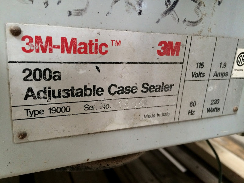 3M Matic 200a Bottom Case Taper 3M-Matic 