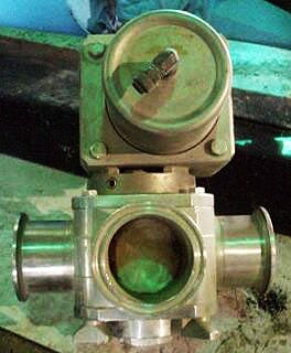 Auto Shutter Valve Alfa Laval Koltek 3-Way Stainless Steel Air Actuated Shutter Valve