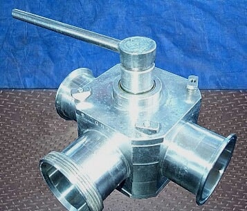 Auto Shutter Valve Alfa Laval Koltek 3-Way Stainless Steel Shutter Valve