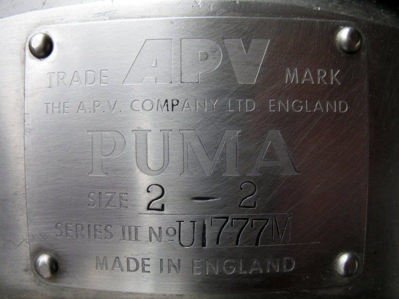 APV Puma III Centrifugal Pump APV Puma 