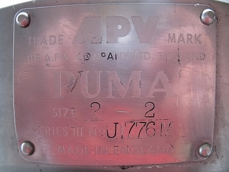 APV Puma III-Series Centrifugal Pump APV Puma 