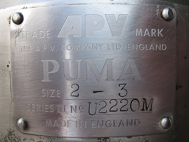 APV Puma III-Series Centrifugal Pump APV Puma 