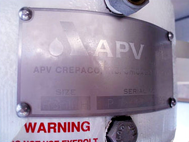 APV Stainless Steel Feeding Hopper Tank with R3 Pumps - 60 Gallon APV 