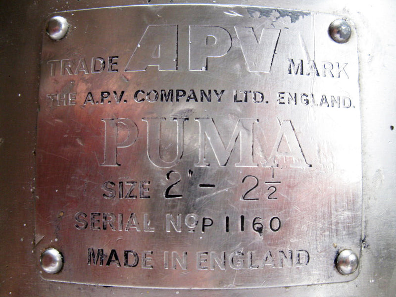 APV Stainless Steel Puma Pump - 7.5 HP APV 