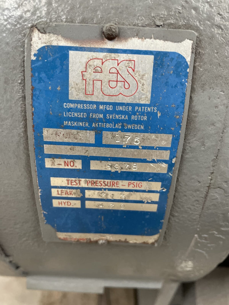 Compresor de tornillo rotativo desnudo FES 175