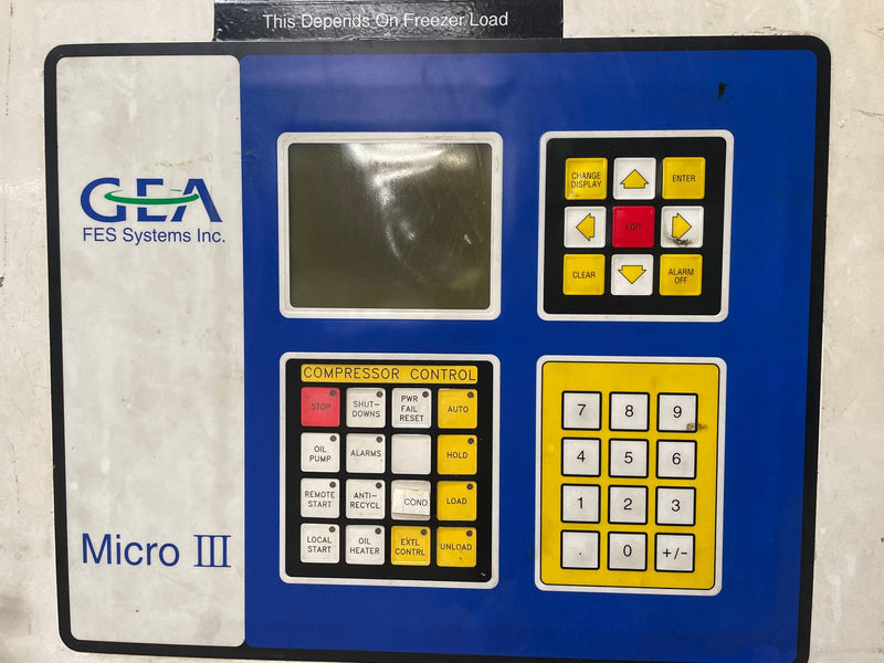 Panel de control micro del compresor de tornillo GEA Micro III