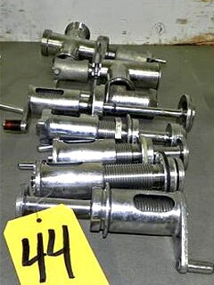 Assorted 2" Stainless Steel Compression Valves Not Specified 