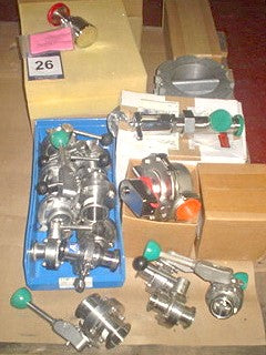 Assorted Stainless Steel Valves / Actuators Not Specified 
