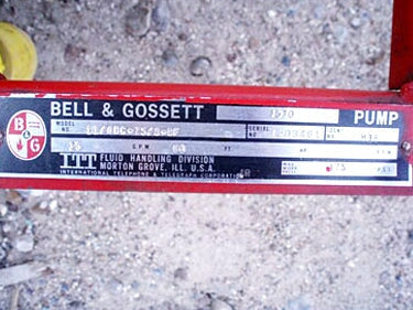 Bell & Gossett 1510 Series Centrifugal Pump - 35 gpm Bell & Gossett 