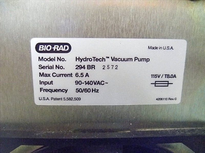 Bio-Rad HydroTech™ Vacuum Pump Bio-Rad 