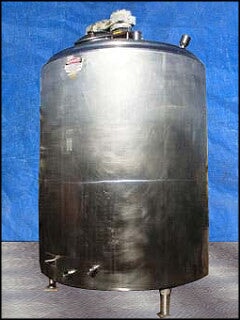 Cherry Burrell Stainless Steel Jacketed Batch Tank - 2500 Gallons Cherry-Burrell 