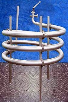 Circular Holding Tube on Stand- 20 Gallon Not Specified 