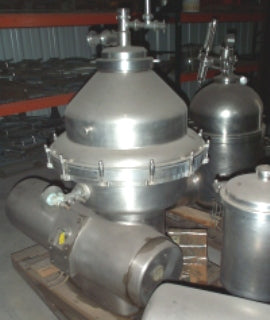 De Laval Self De-Sludging CIP Warm Milk Separator Stainless Steel De Laval 