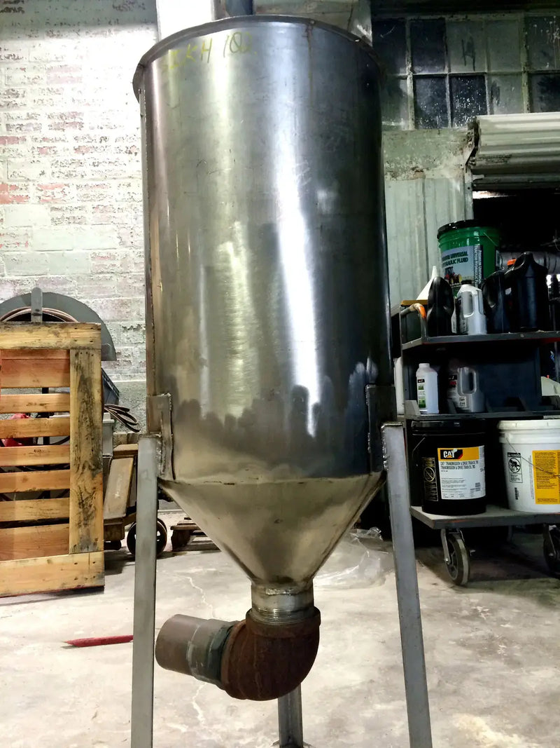 Stainless Steel Cone Bottom Tank - 30 gallons
