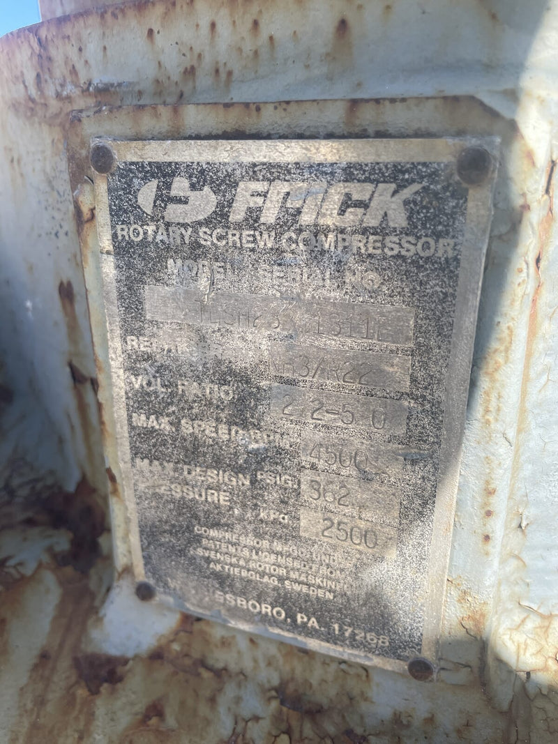 Frick TDSH233S Bare Rotary Screw Compressor
