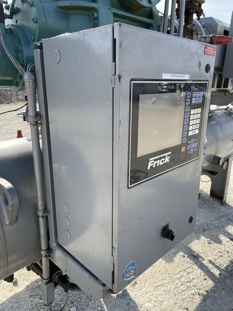 Frick RWE-134-E Rotary Screw Compressor Package (Frick SGC1918, 250 HP 460 V, Frick Micro Control Panel)