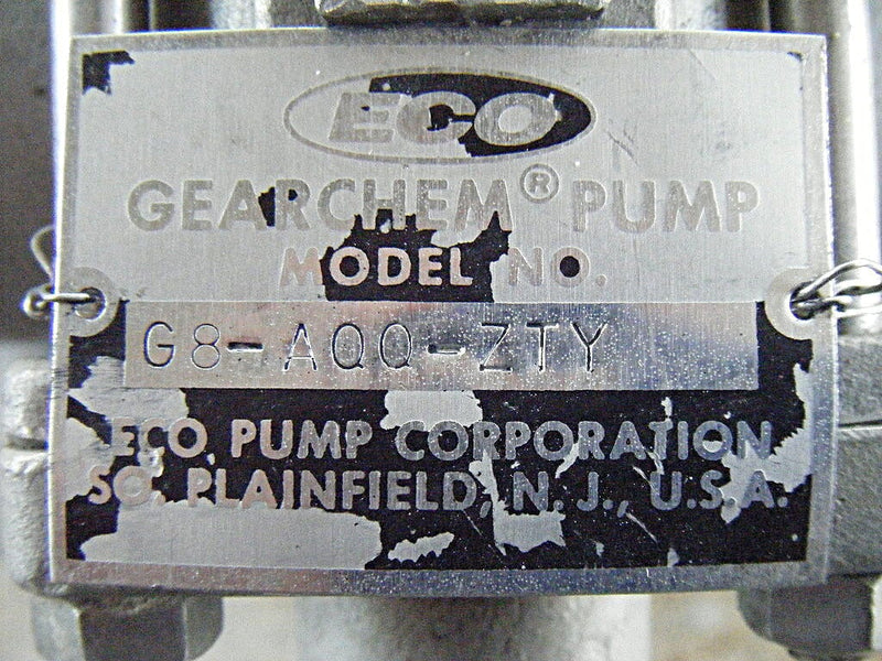 ECO GearChem® Positive Displacement Pump Eco Gearchem 