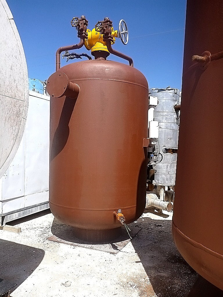 E.L. Nickell Vertical Ammonia Receiver - 1500 gallons E.L. Nickell 