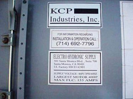 Electronic Hydronic Supply Control Panel Electronic Hydronic Supply 