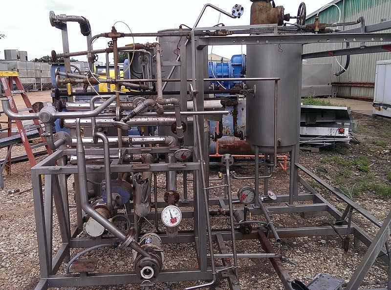 Essence Recovery Skid With Storage Tanks and Pumps Hebeler Corp. 