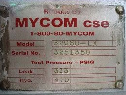 FES 775 / Mycom 320 SU-LX Rotary Screw Compressor Package - 250 HP Mycom 