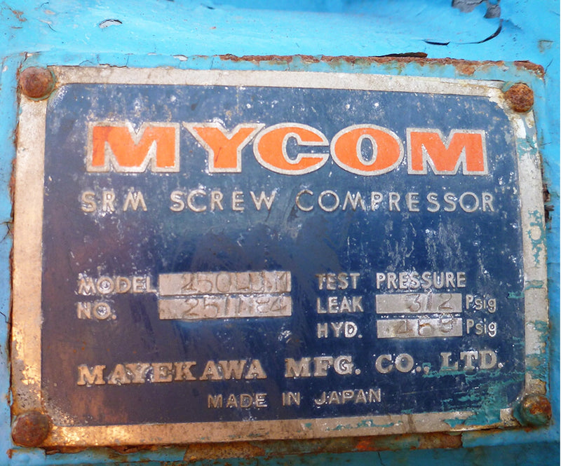 FES / Mycom / Reco Dual Screw Compressor Package - 800HP + 350HP FES / Mycom / Reco 