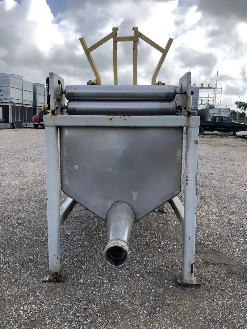 Mezclador de acero inoxidable con elevación de tambor hidráulico