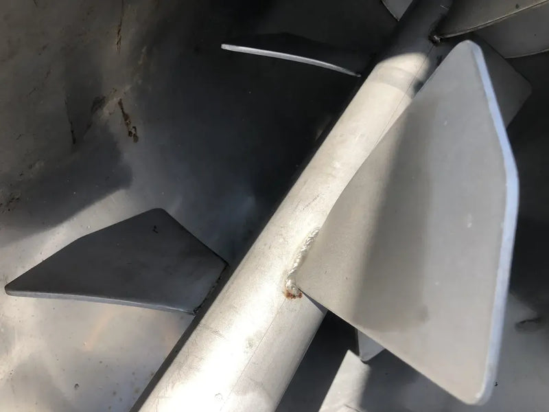 Brown Stainless Horizontal Transfer Auger Mixer