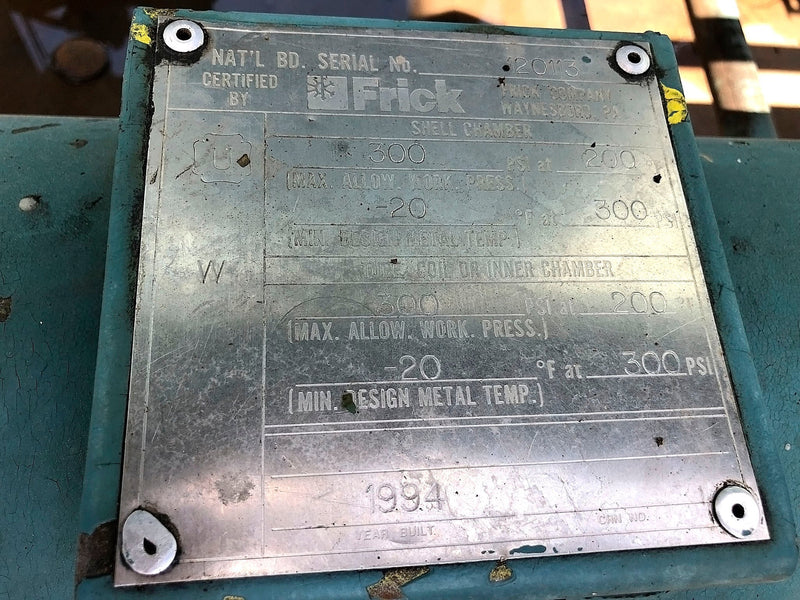 Frick RDB-546 Screw Booster Compressor (*HD Micro) - 400HP Frick 