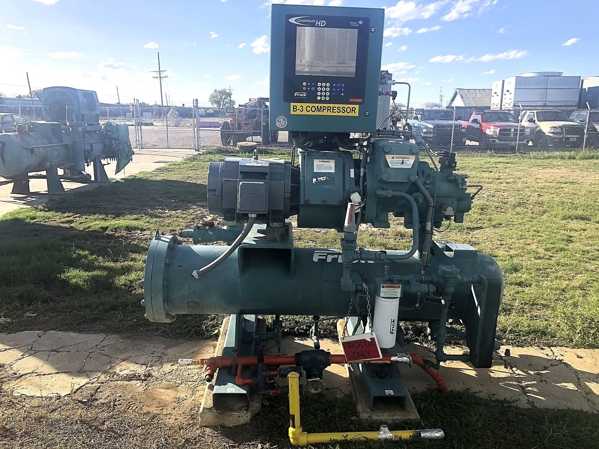 Frick RXF-39 Rotary Screw Compressor Package (Frick XJF120L, 40 HP 460