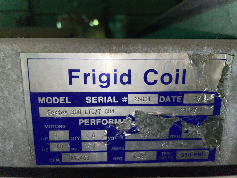 Frigid Coil Direct Expansion 6-Fan Evaporator Coil Frigid Coil 