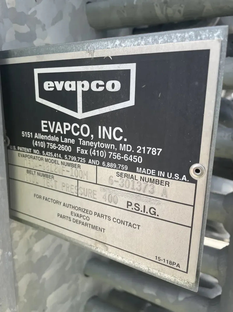 Evapco TFC4-9812VF-100M Ammonia Evaporator Coil- 56.8 TR (Low Temperature)