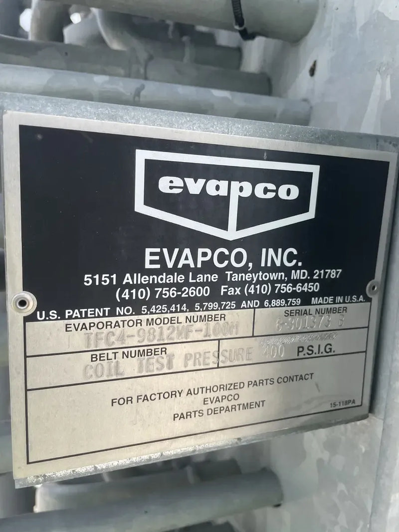 Evapco TFC4-9812VF-100M Ammonia Evaporator Coil- 85 TR (Low Temperature)