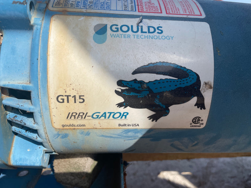 Goulds IRRI-GATOR GT15 Centrifugal Pump (1.5 HP, 110 GPM Max) Goulds 