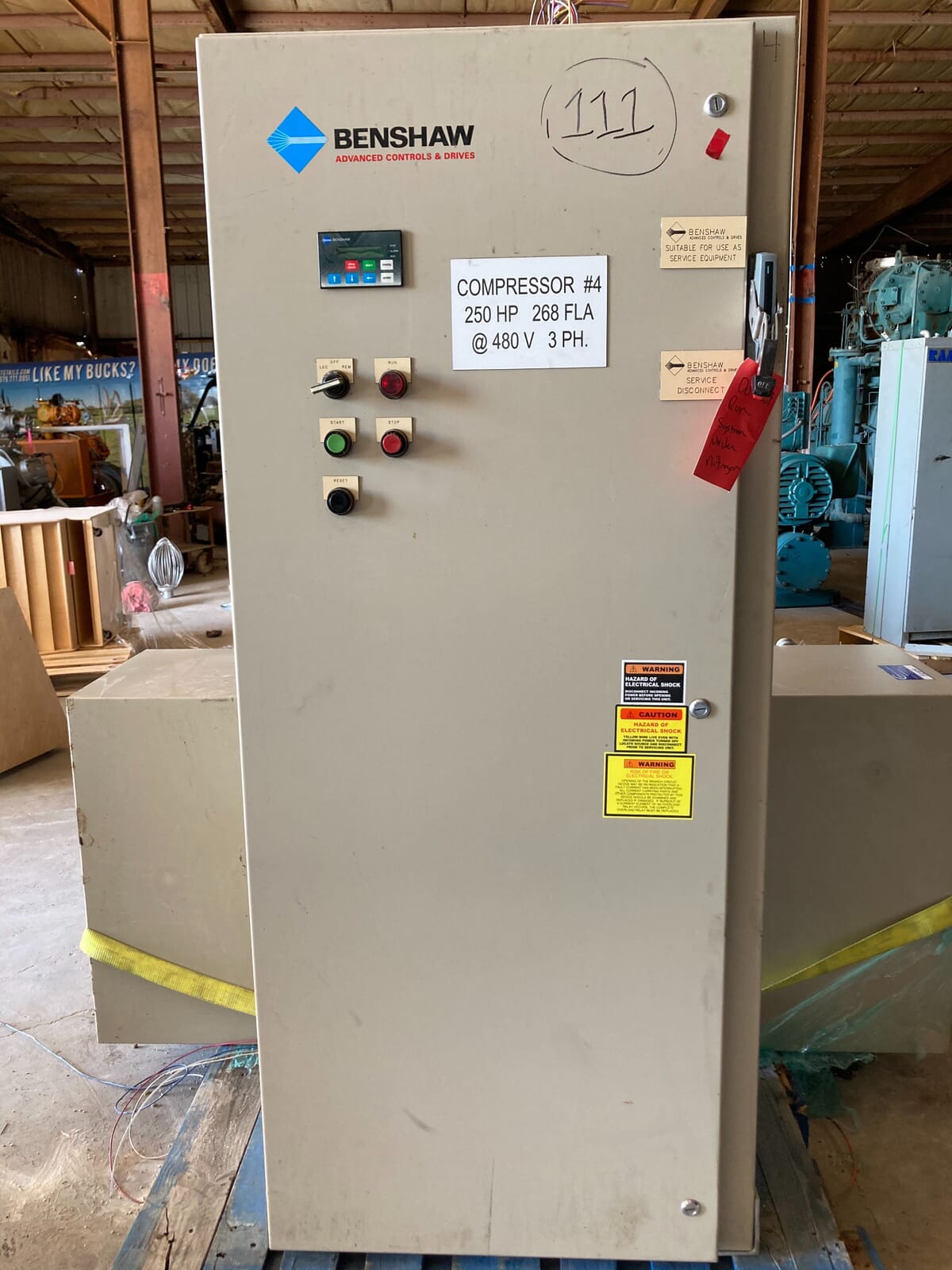Benshaw Screw Compressor Motor Starter 250 HP Benshaw Screw Compressor Motor Starter 250 HP