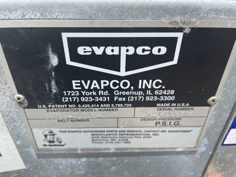 Evapco SSTD3-01242-4 Ammonia Evaporator Coil- 16 TR, 2 Fans (Low/Medium Temperature)