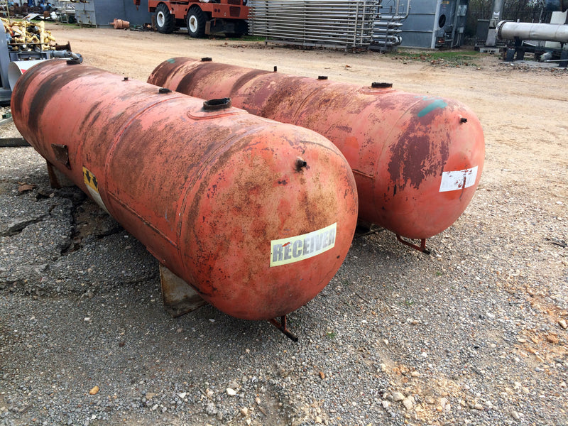 Horizontal Ammonia Receiver Tank – 350 gallons Not Specified 