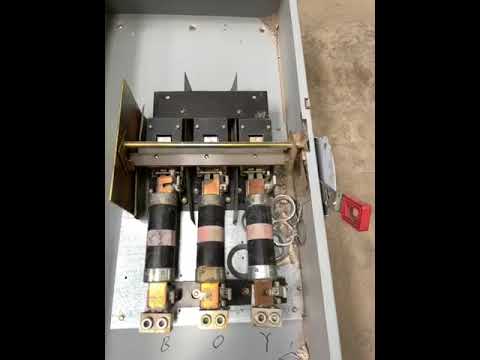 Interruptor de seguridad de servicio pesado General Electric TH3365R