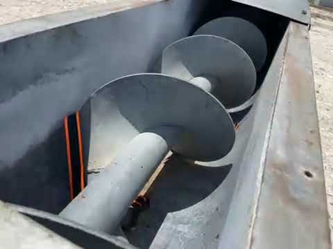 Galvanized Steel Screw Auger Conveyor - 3 HP