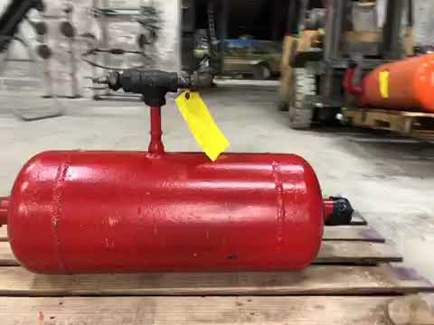 Separador de aceite horizontal R&amp;Y (10 pulgadas x 32 pulgadas, 15 galones)