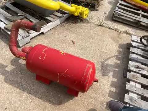 Separador de aceite horizontal Vilter (22 x 11 pulgadas, 10 galones)