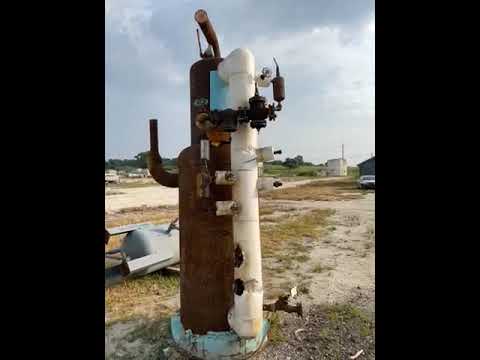 Separador de aceite vertical (32 x 120 pulgadas, 418 galones)
