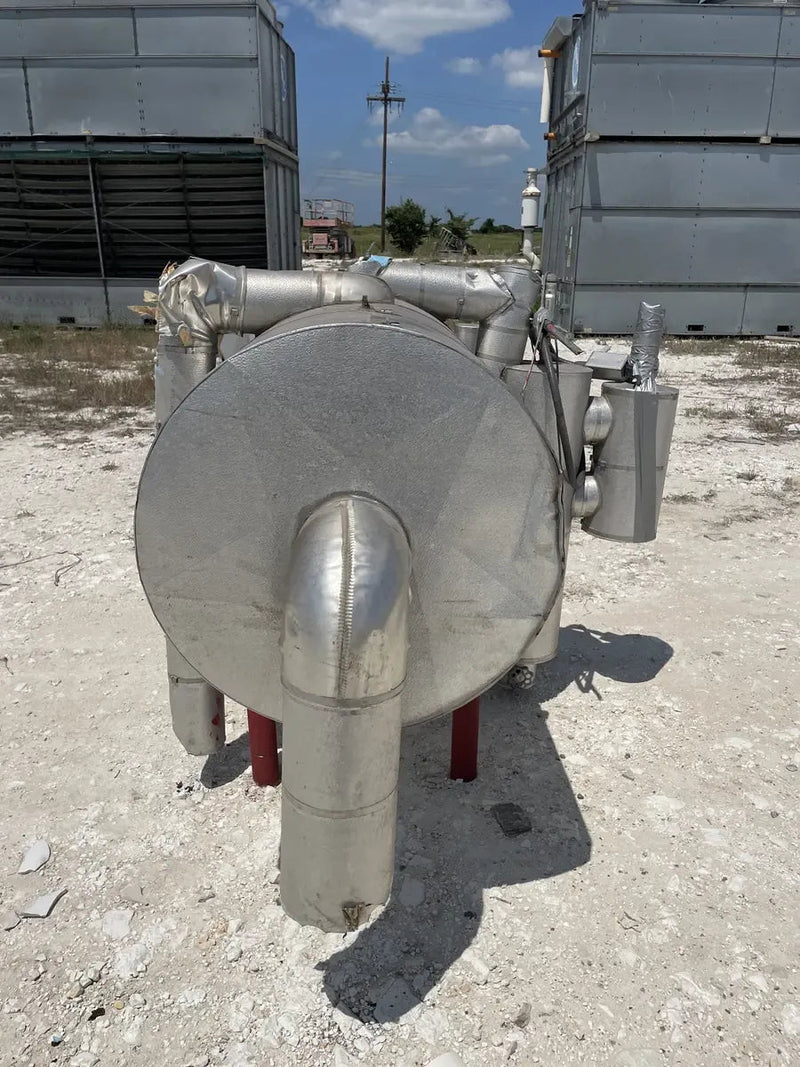Tambor de compensación de amoníaco horizontal Turbo Ice (26 x 84 pulgadas, 232 galones)