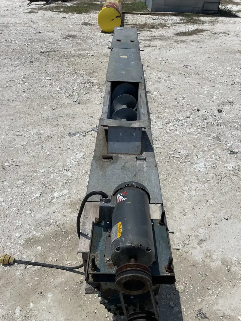 Galvanized Steel Screw Auger Conveyor - 3 HP