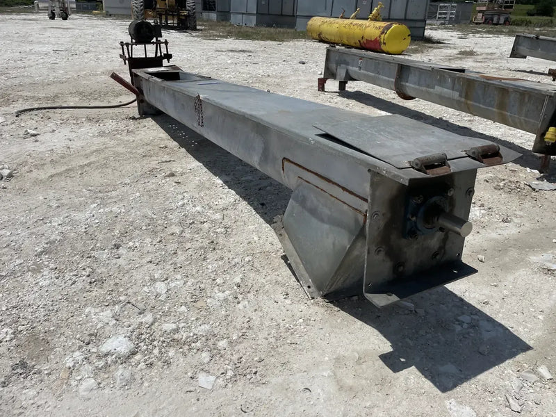 Galvanized Steel Screw Auger Conveyor - 2 HP