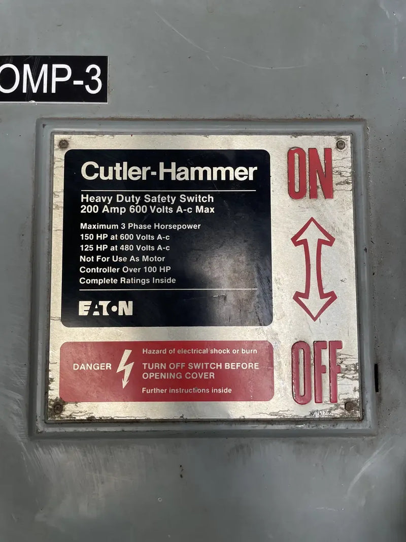 Cutler-Hammer DH364FGK Interruptor de seguridad de servicio pesado