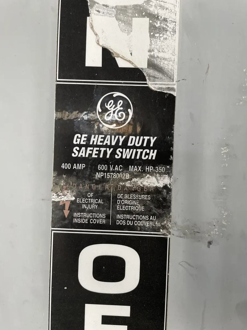 General Electric TH3365R Heavy Duty Safety Switch