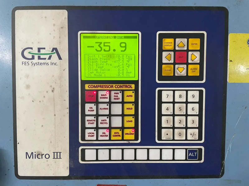 Paquete de compresor de tornillo rotativo GEA 230GL (GEA R-52, 300 HP 460 V, panel de control micro)