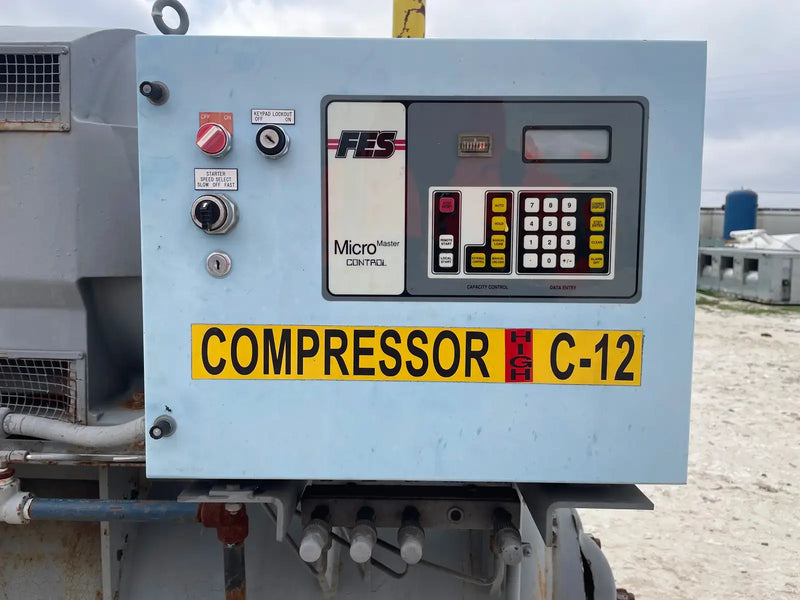 FES 16S Rotary Screw Compressor Package (200 HP, 440V, FES Micro Master Control Panel)